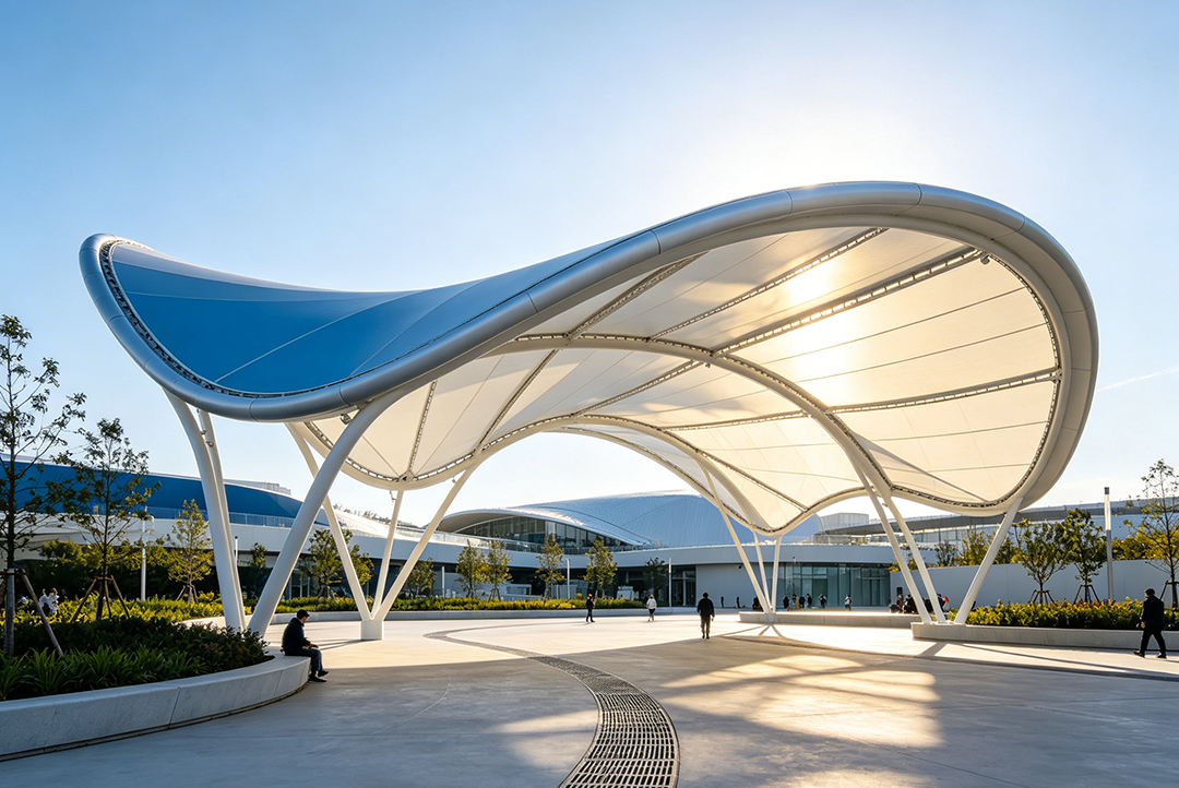 膜结构-遮阳棚(图1)